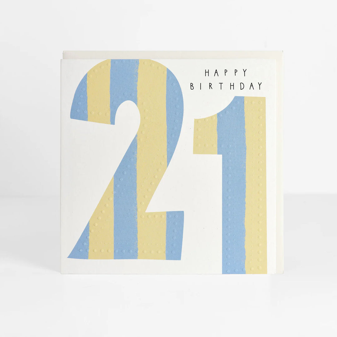 Mabel 21st Birthday Card
