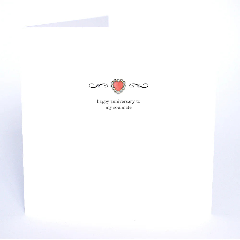 Happy Anniversary soulmate card by Five Dollar Shake from Cornucopia Home and Gift, featuring heartfelt design and anniversary message.