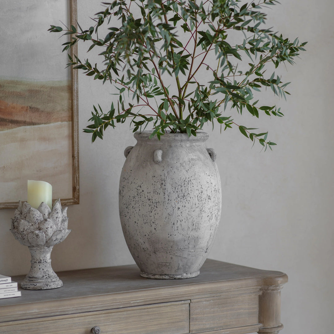Avebury Stone Urn with Handles