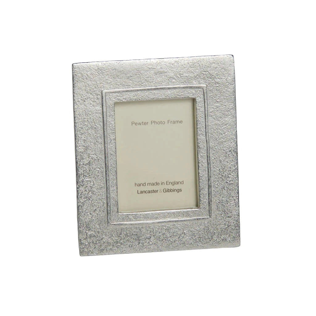 Handmade Lancaster and Gibbings medium raised line mini photo frame from Cornucopia Home and Gift, with intricate design and wood finish.