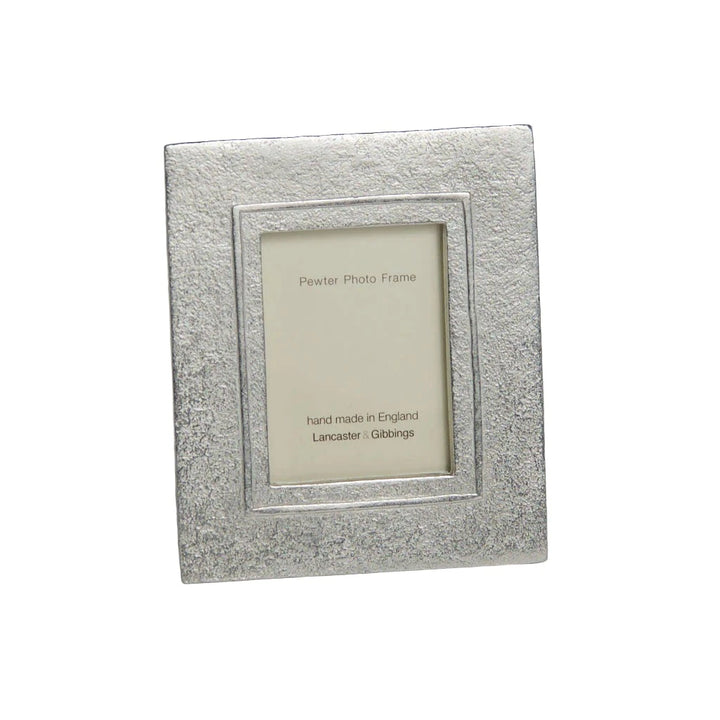 Handmade Lancaster and Gibbings medium raised line mini photo frame from Cornucopia Home and Gift, with intricate design and wood finish.