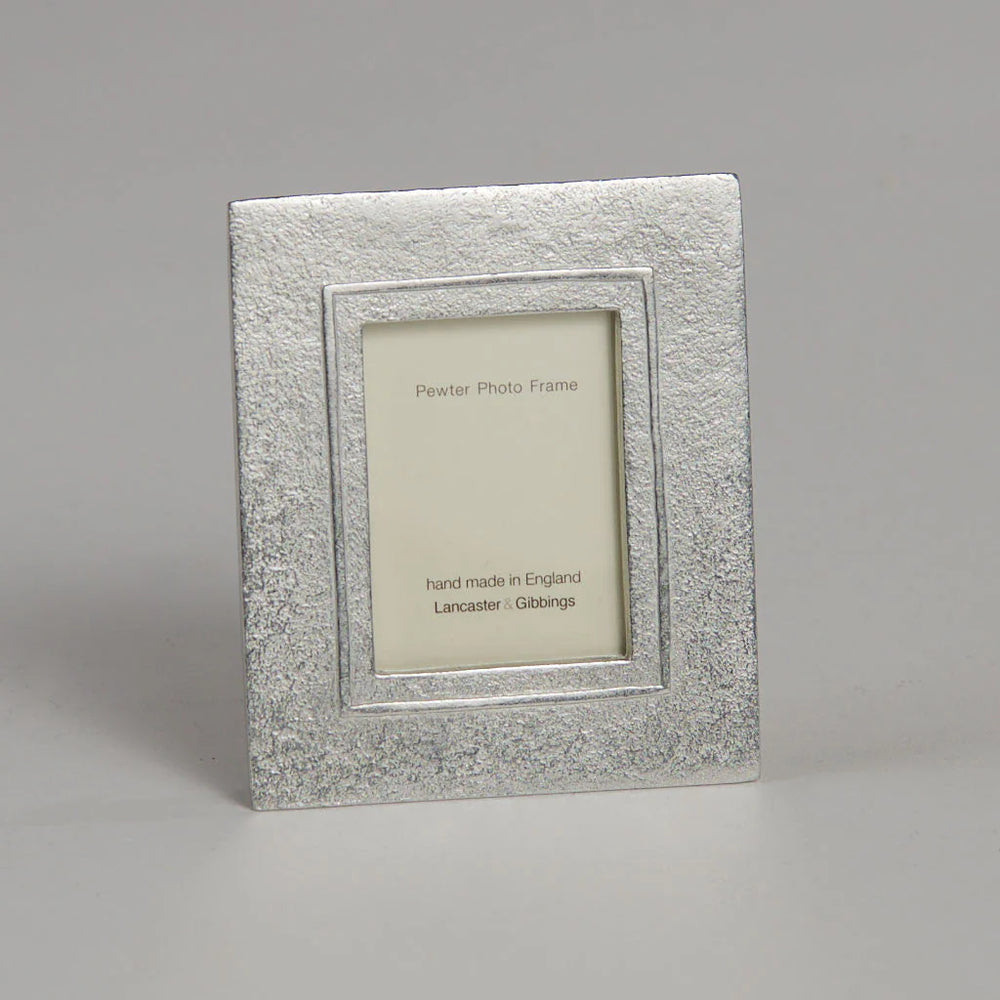 Handmade Lancaster and Gibbings medium raised line mini photo frame with intricate design, crafted by Cornucopia Home and Gift.