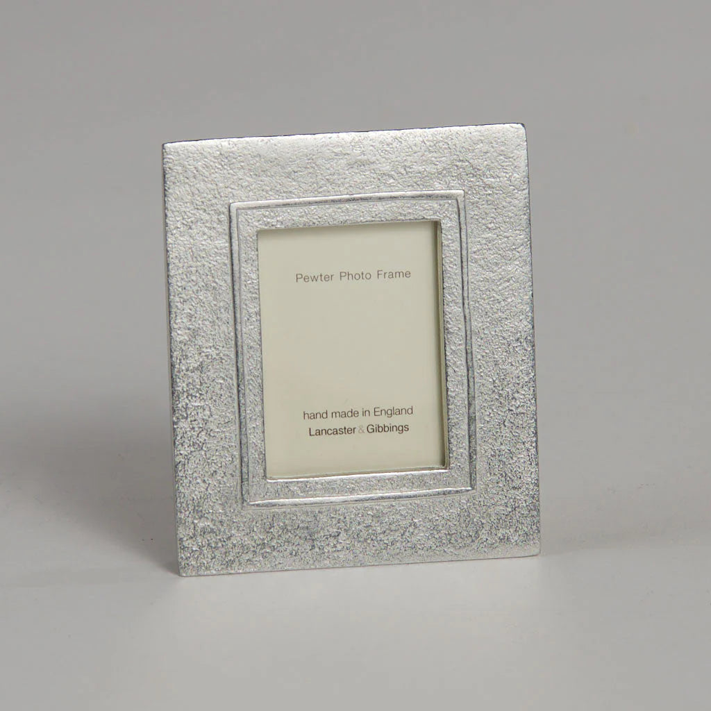 Handmade Lancaster and Gibbings medium raised line mini photo frame with intricate design, crafted by Cornucopia Home and Gift.