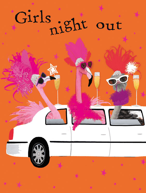 Girls Night Out Hammond Gower by Cornucopia Home and Gift, decorative wall art with vibrant colors and playful design.