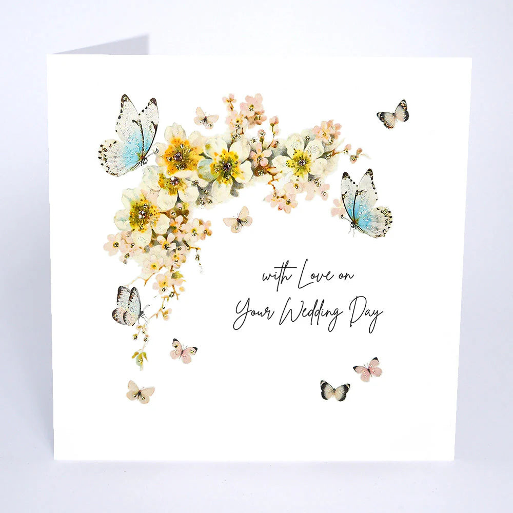 Five Dollar Shake Mimosa Moon wedding day decorative item by Cornucopia Home and Gift, featuring vibrant floral design.