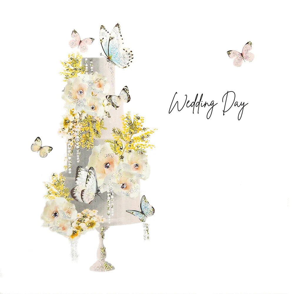 Wedding Day cake from Five Dollar Shake by Cornucopia Home and Gift, featuring detailed cake design with elegant decorations.