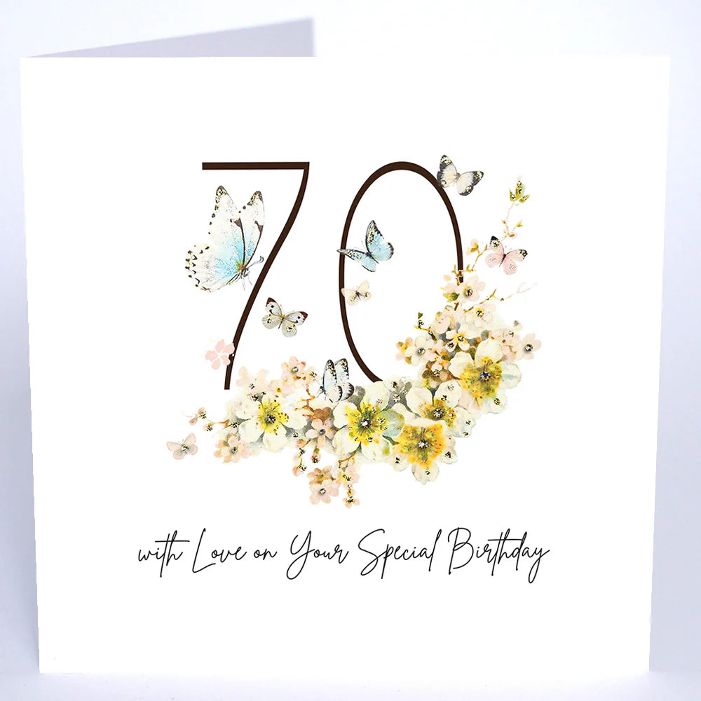 70 On Your Special Birthday Card