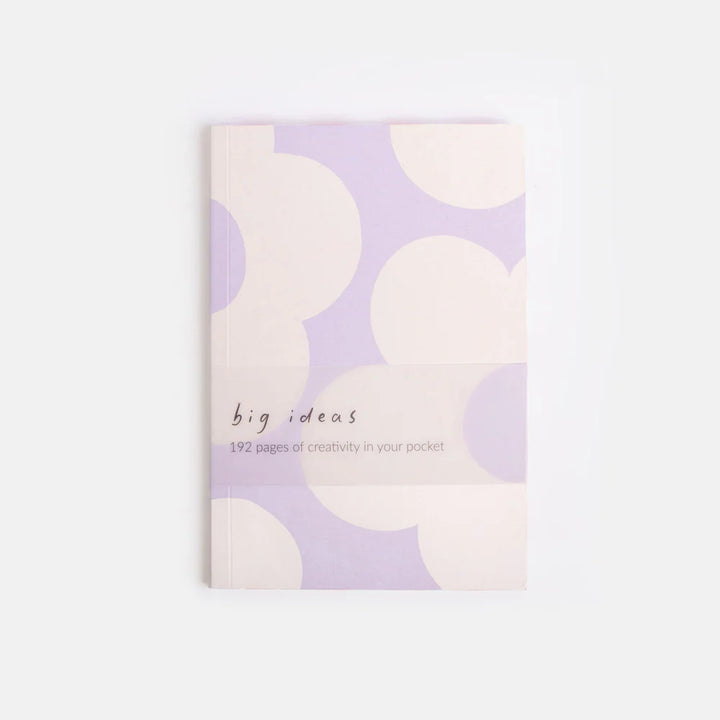 Caroline Gardner Lilac Flower A6 Softback Notebook