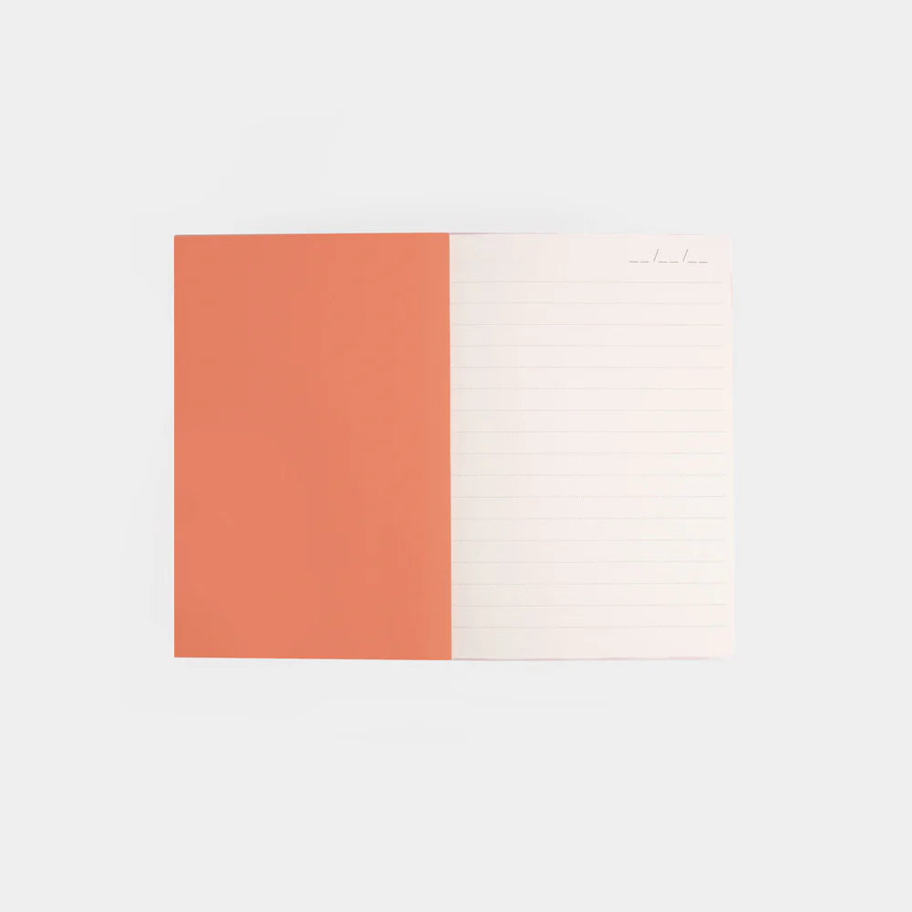 Caroline Gardner Lilac Flower A6 Softback Notebook
