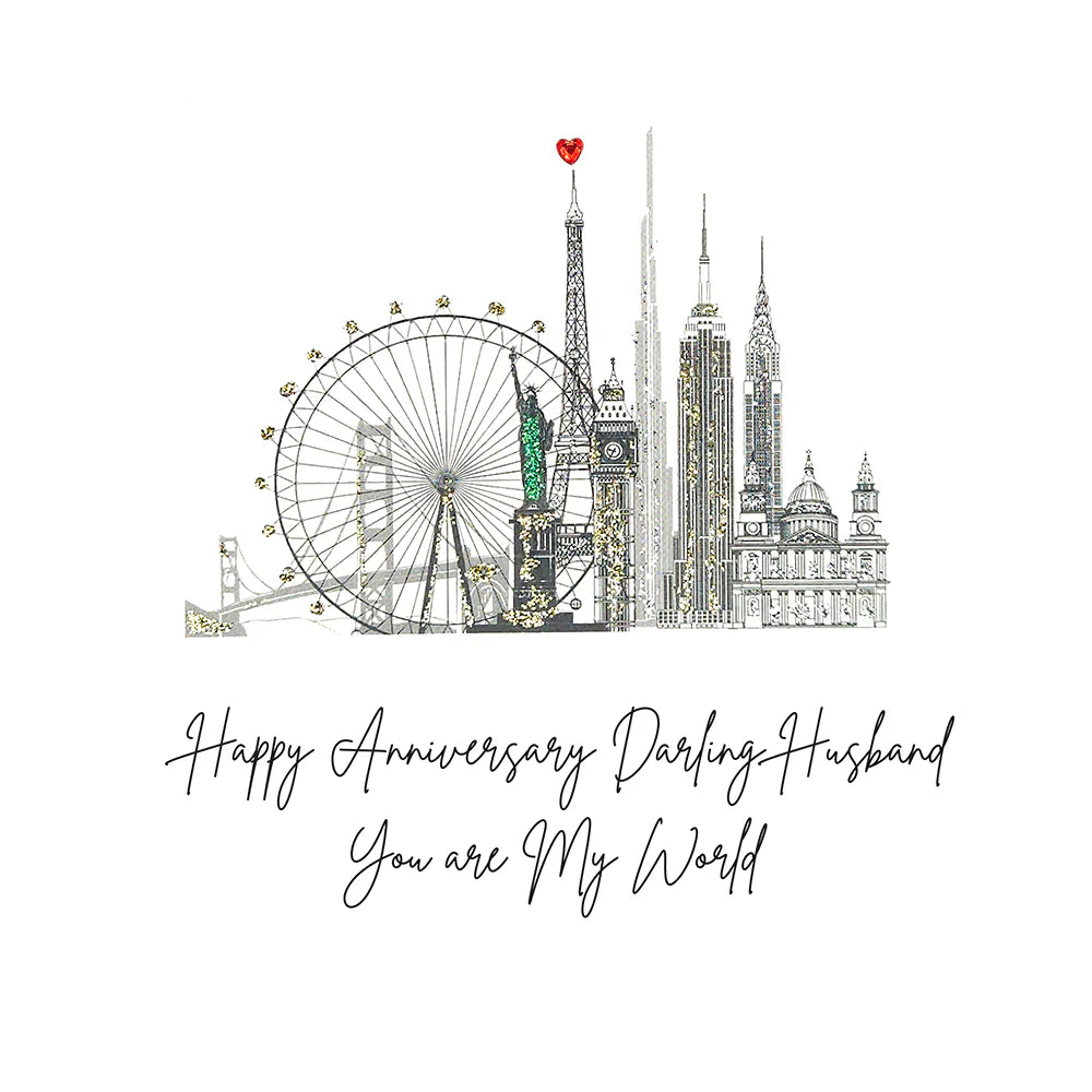 Happy Anniversary Darling Husband Anniversary Card