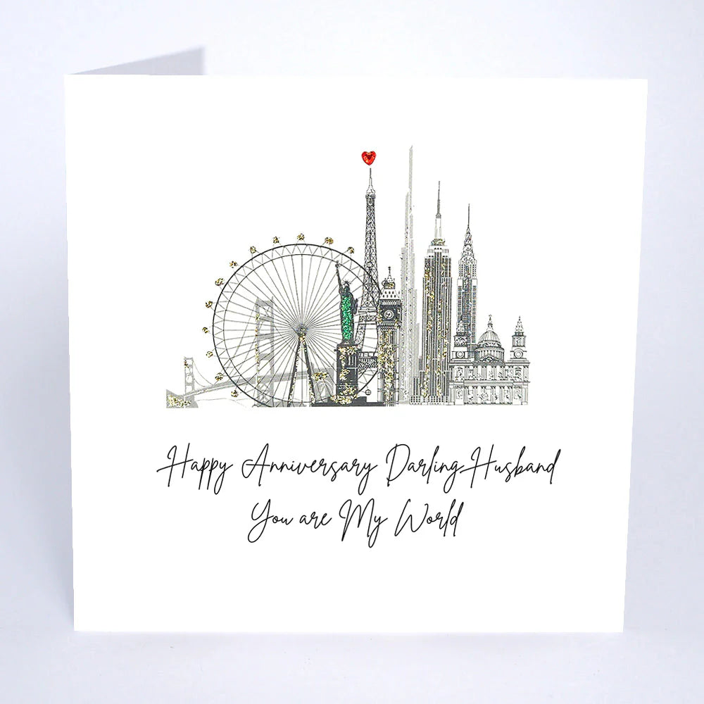 Happy Anniversary Darling Husband Anniversary Card