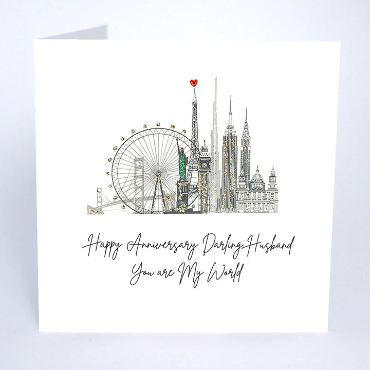Happy Anniversary Darling Husband Anniversary Card