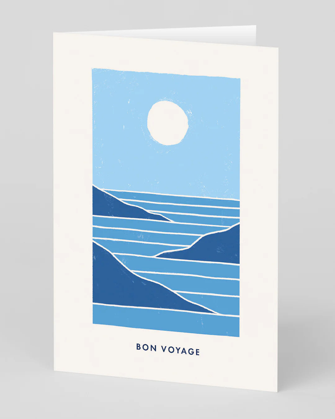 Ohh Deer Bon Voyage sea greeting card featuring nautical illustrations for wishing safe travels, by Cornucopia Home and Gift.