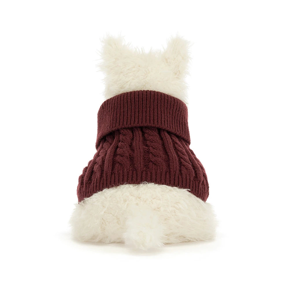 Jellycat Munro Scottie Dog - Winter Jumper