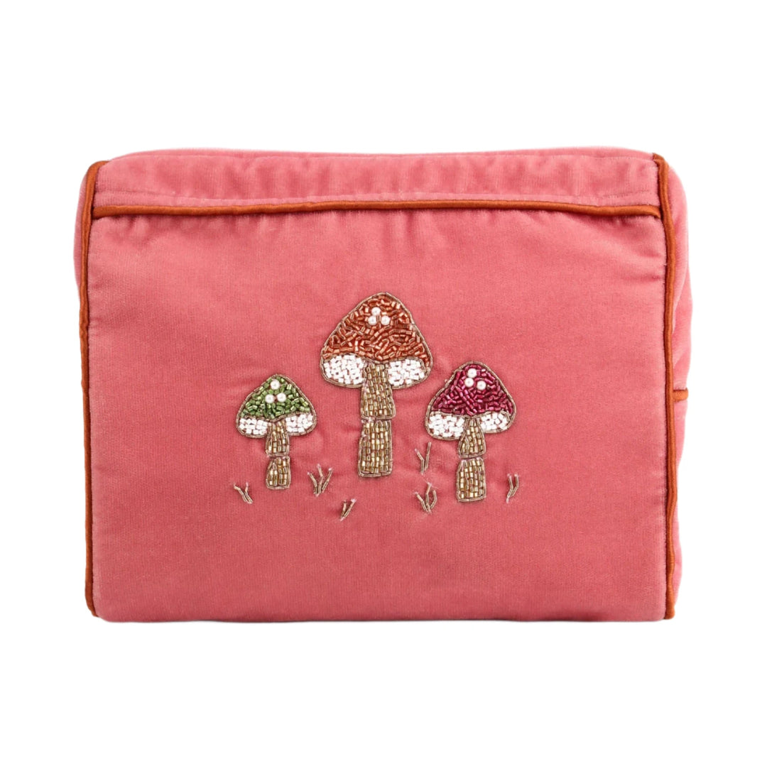 Medium mushroom-shaped pouch by My Doris featuring a whimsical design, perfect for small accessories or coins.