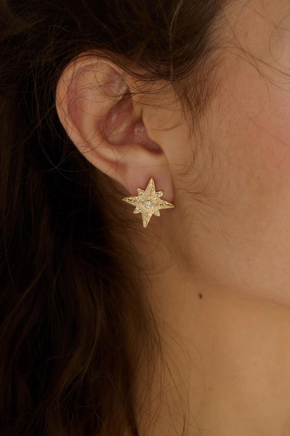 Gold Faith earrings by Tutti & Co featuring elegant design, displayed on a neutral background for Cornucopia Home and Gift.