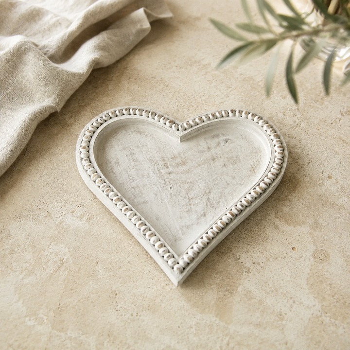 Medium Heart Beaded Tray