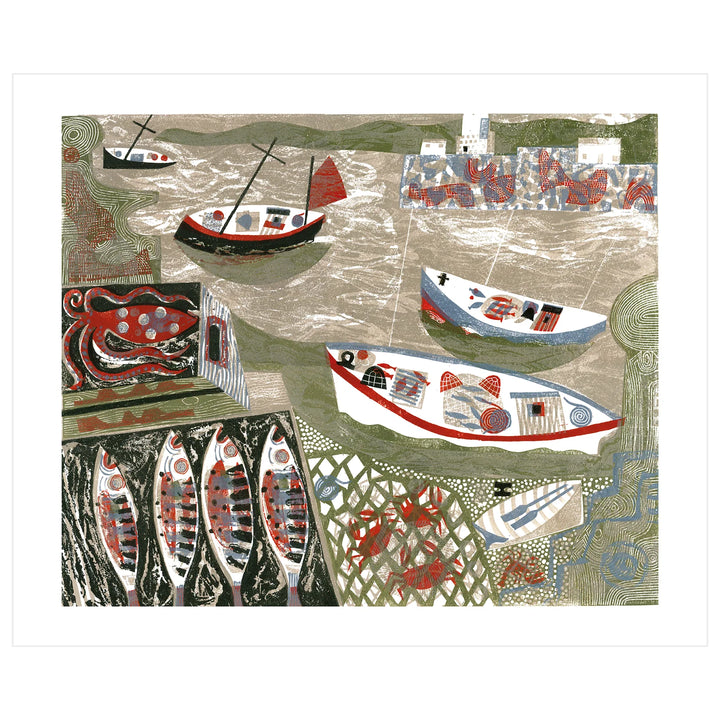 North Westerly Moderate To Fair Art Card