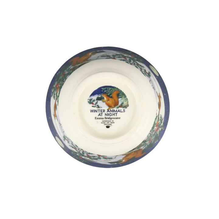 Midnight Squirrel Small Old Bowl