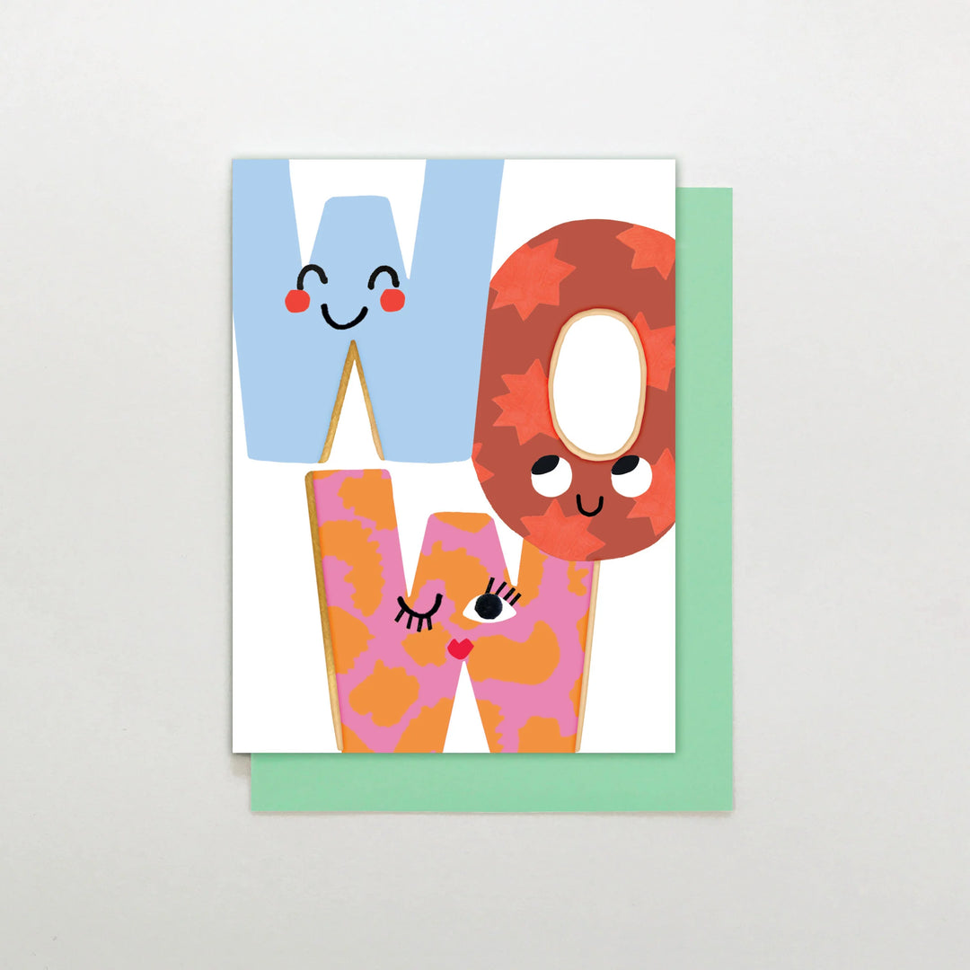 Wow Cute Text Mini Card