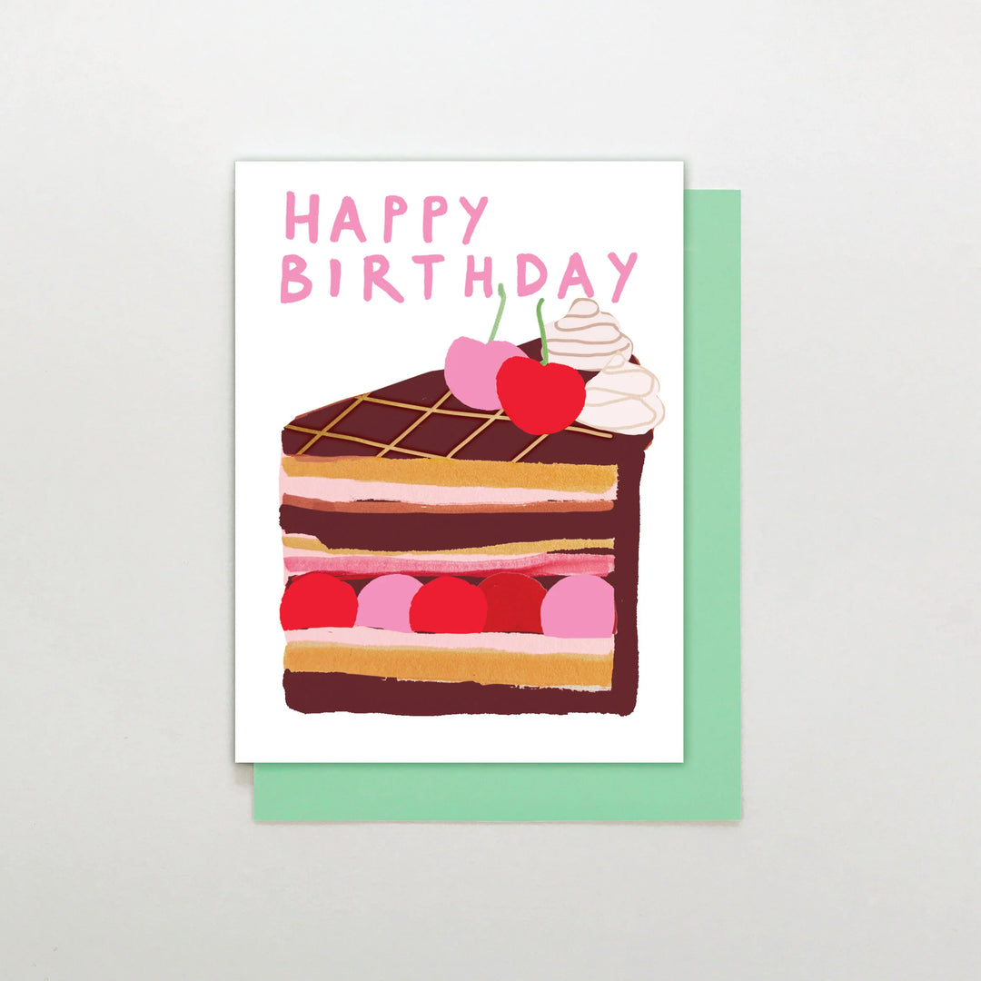 Happy Birthday Slice of Cake Mini Card