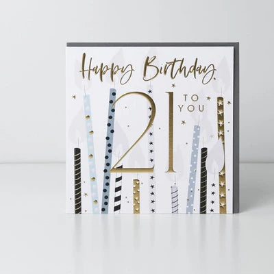 21 -  Happy 21st Birthday Card