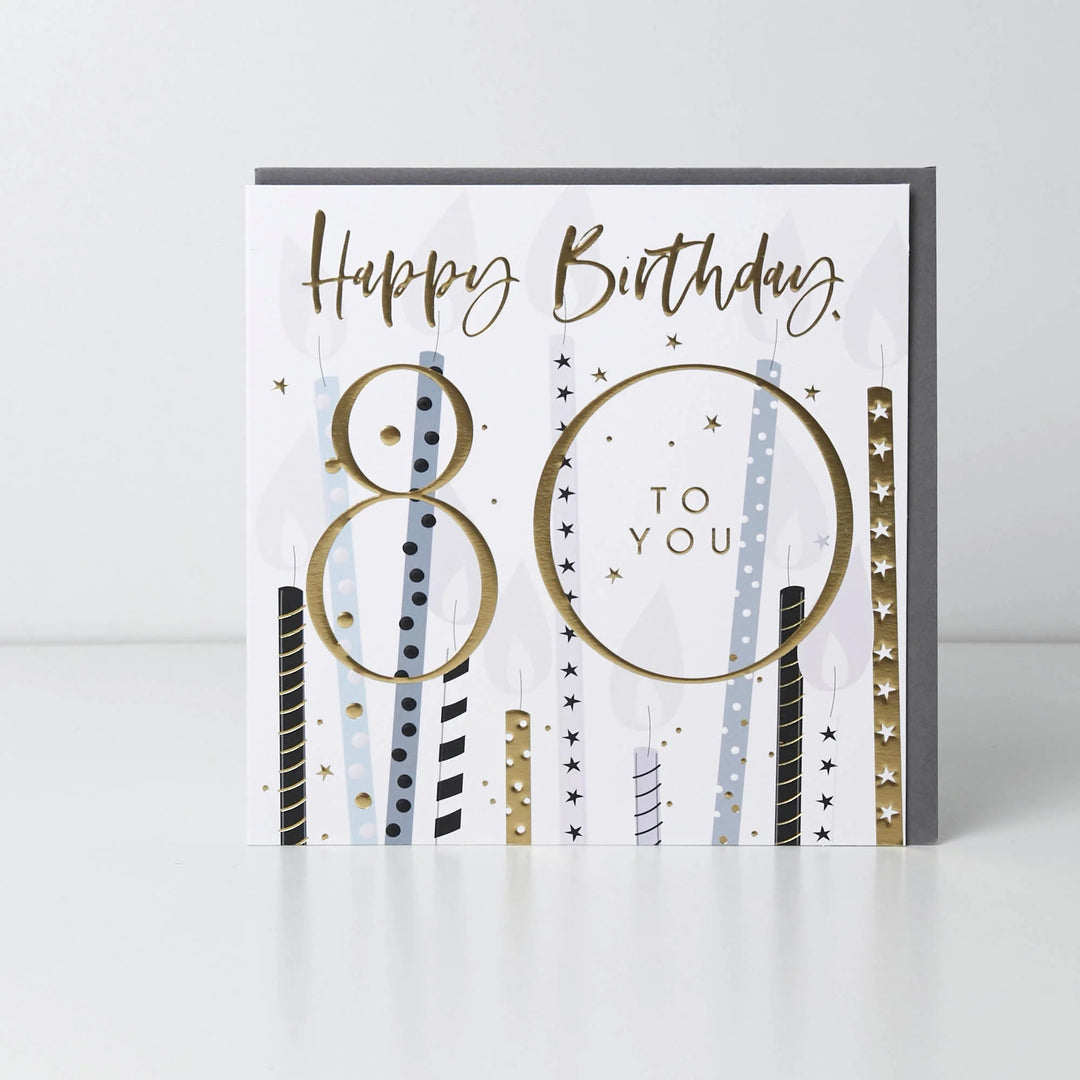 80 - Age 80th Birthday Card
