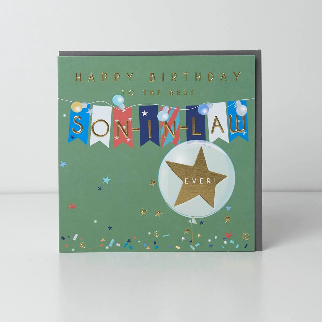 Elle-Relation Male Son In Law Bunting Card