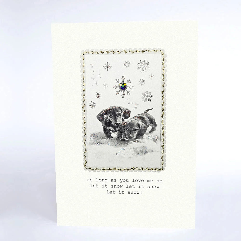 As Long as You Love Me, Let It Snow, Let It Snow, Let It Snow! Card