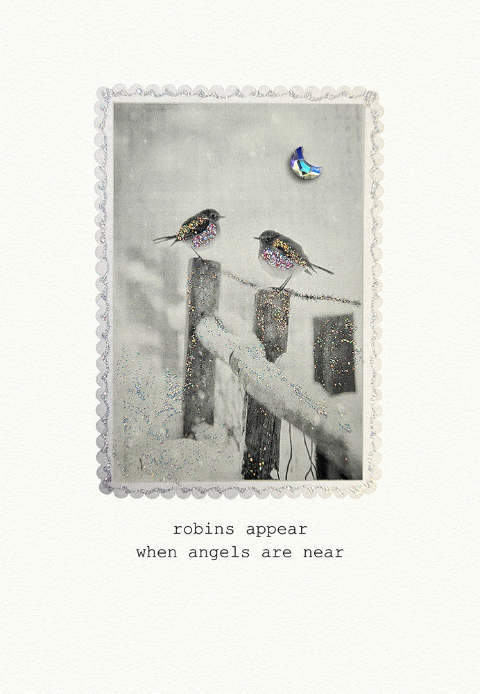 Robins Appear When Angels Are Near Christmas Card