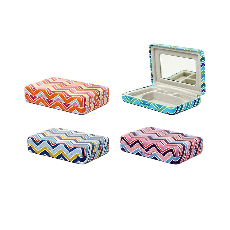 Striped Portable Jewellery Case