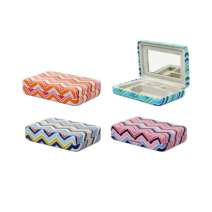 Striped Portable Jewellery Case