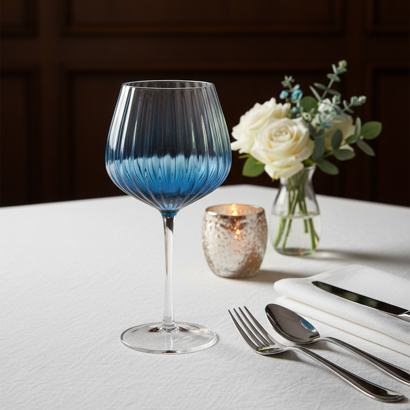 Ombre Gin Balloon Glass - Blue