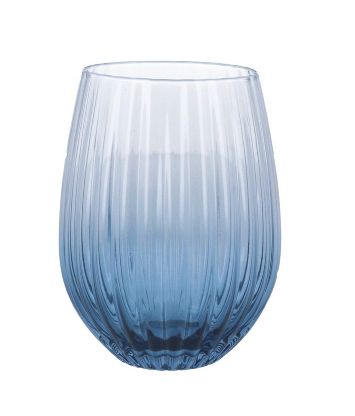 Ombre Glass Tumbler - Blue