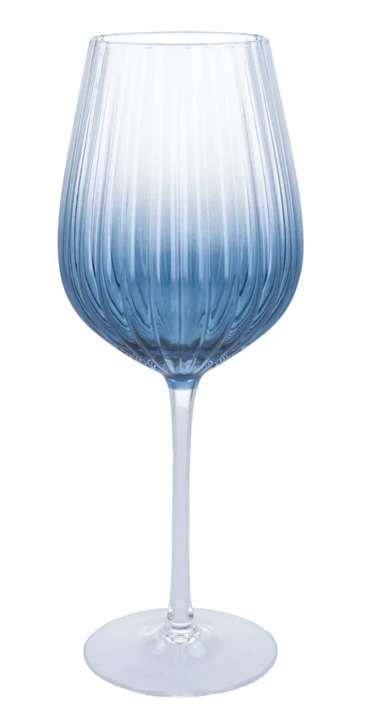 Ombre Wine Glass - Blue