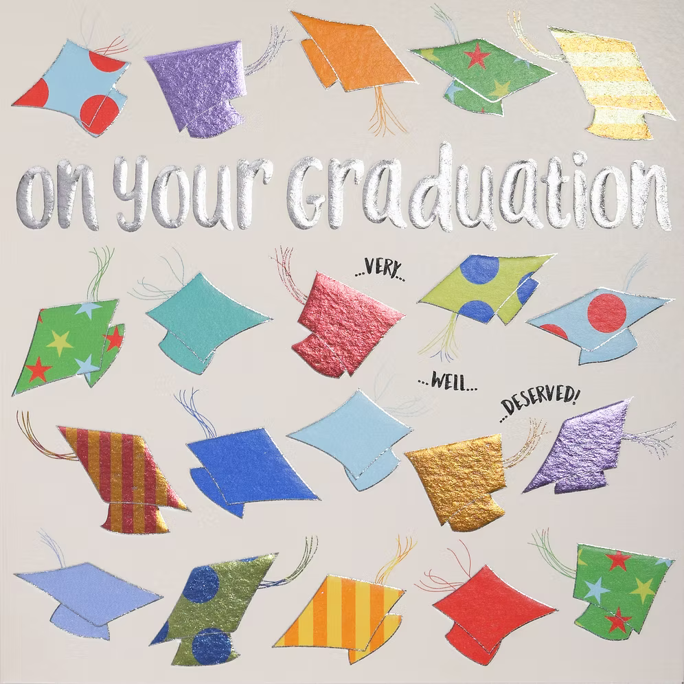On Your Graduation Card - Hats