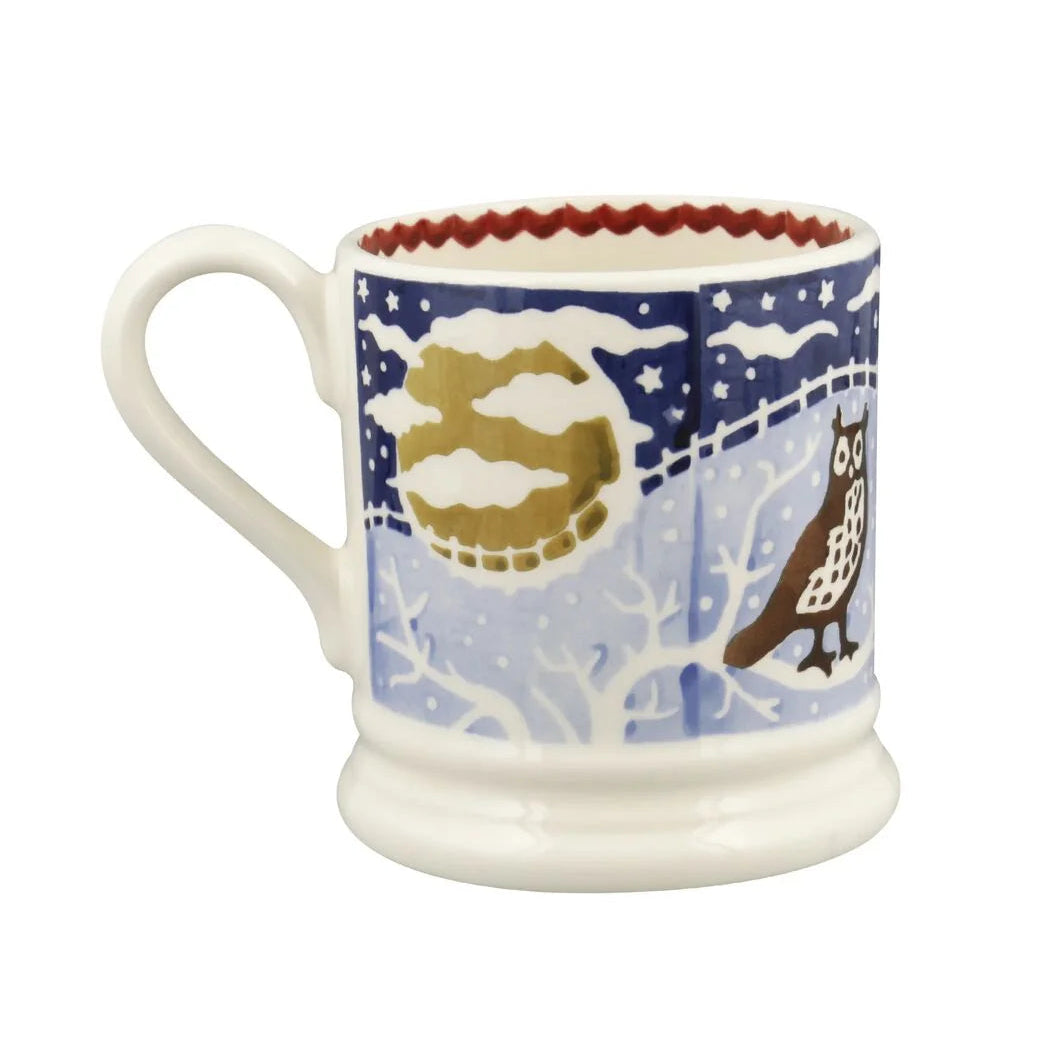 Christmas Icons Owl 1/2 Pint Mug - 300ml