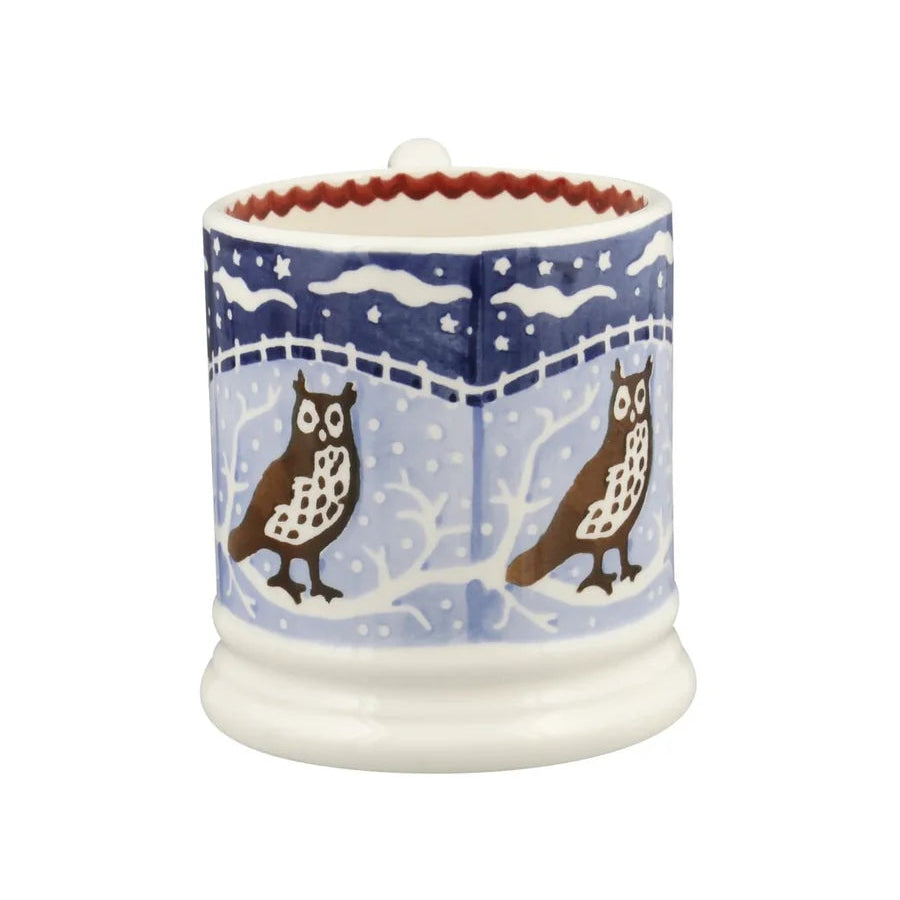 Christmas Icons Owl 1/2 Pint Mug - 300ml