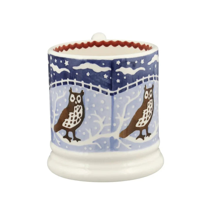 Christmas Icons Owl 1/2 Pint Mug - 300ml