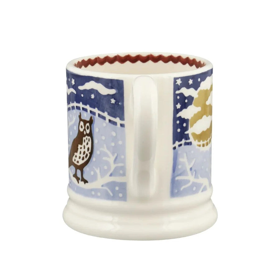 Christmas Icons Owl 1/2 Pint Mug - 300ml