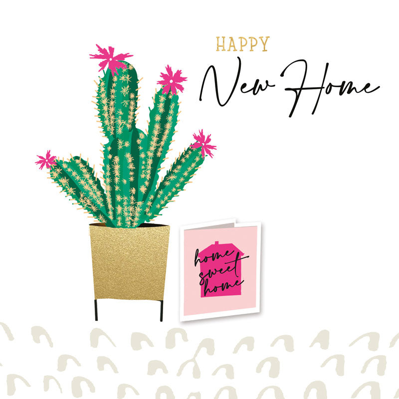 Hammond Gower New Home sign by Cornucopia Home and Gift, stylish wooden plaque with "New Home" message for housewarming.