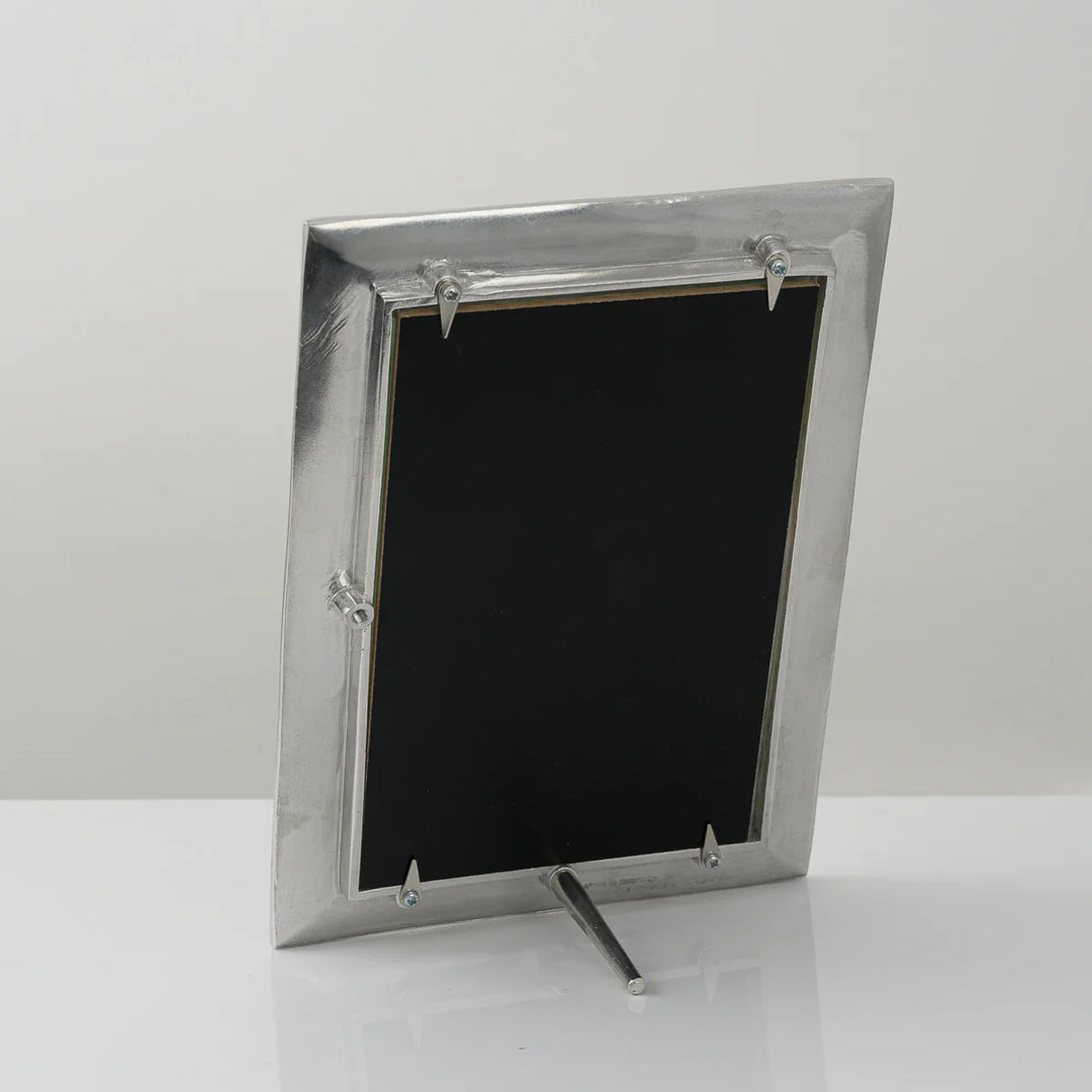 Handmade Kingston Cast Pewter Photo Frame by Lancaster and Gibbings, crafted by Cornucopia Home and Gift, with intricate pewter detailing.