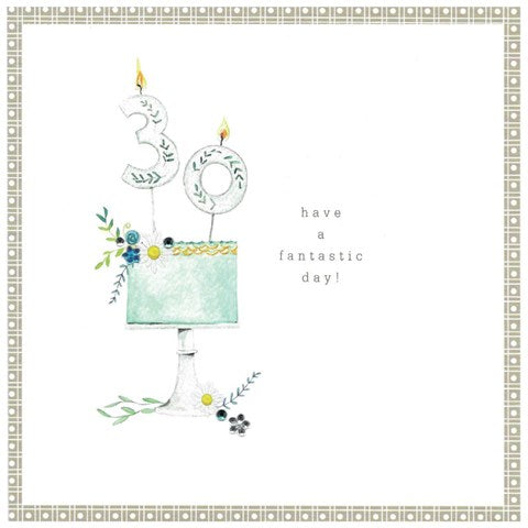 Cinnamon Aitch "Have a Fantastic Day" birthday card with cheerful design, perfect for celebrating special occasions.