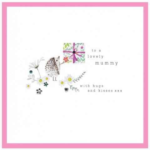 Hedgehog Lovely Mummy Mothers Day Card