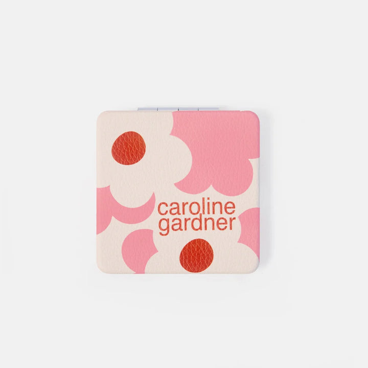 Pink Square Pocket Mirror
