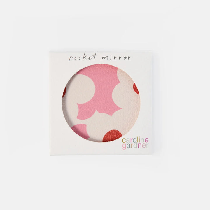 Pink Square Pocket Mirror