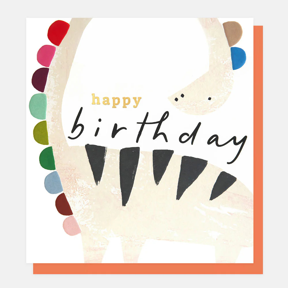 Happy Birthday Dinosaur Card