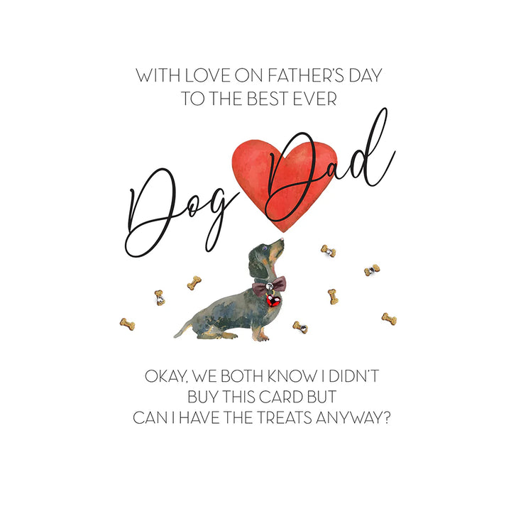 The Best Ever Dog Dad Fathers Day Card