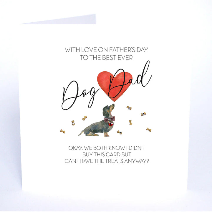 The Best Ever Dog Dad Fathers Day Card