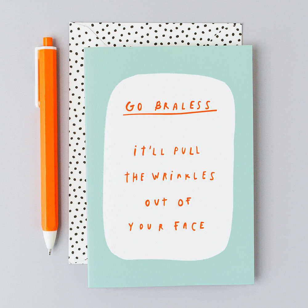 Go Braless Card